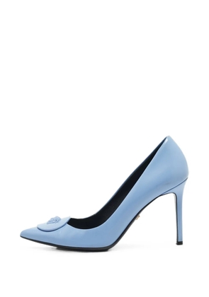 Versace Pre-Owned Medusa pointed-toe pumps - Blue