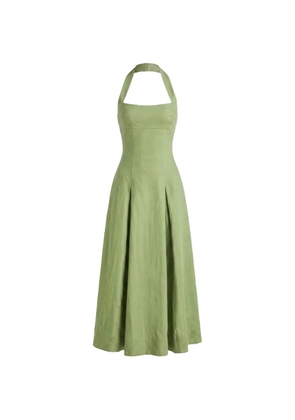 Nicholas Elizabeth halterneck midi dress - Green