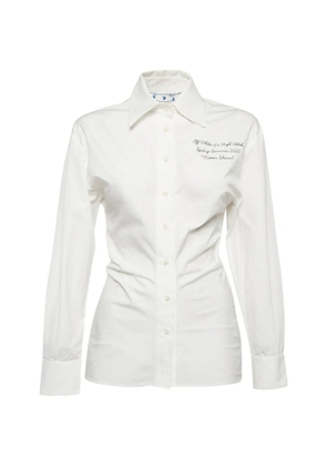Off-White Pre-Owned 2020 embroidered shirt