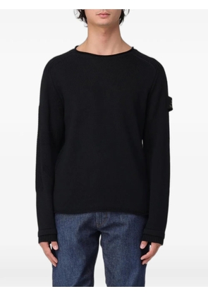 Premiata logo-patch sweater - Black