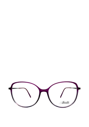 Silhouette cat-eye glasses - Purple