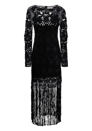 ZIMMERMANN Kaleidoscope macramé dress - Black