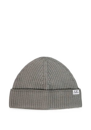 C.P. Company ribbed-knit beanie hat - Grey