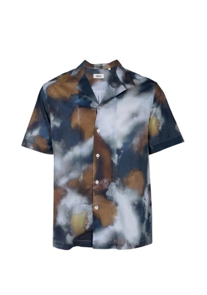 Altea abstract-print short-sleeves shirt - Blue