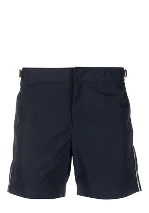 Orlebar Brown Bulldog stripe trim shorts - Blue