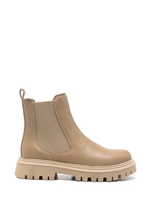 SERGIO MORETTI FIRENZE round-toe Chelsea boots - Neutrals