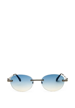 Palm Angels Eyewear rimless oval-frame sunglasses - Silver