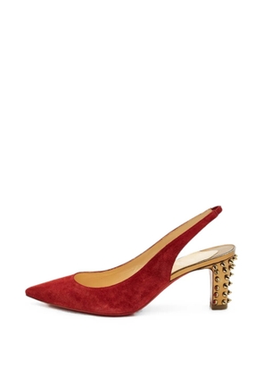 Christian Louboutin Pre-Owned Spike slingback pumps - Red