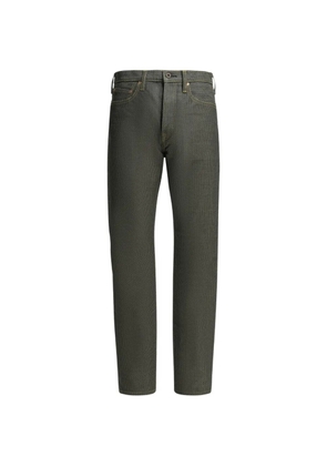 KAPITAL textured straight-leg jeans - Grey
