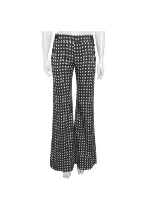 Max Mara star-print wide-leg jeans - Black