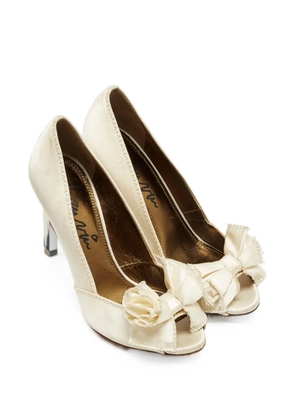 Lanvin Pre-Owned peep-toe pumps - Neutrals
