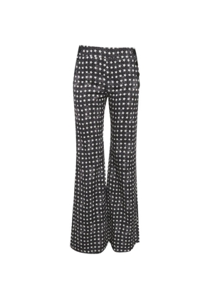 Max Mara star-print wide-leg jeans - Black