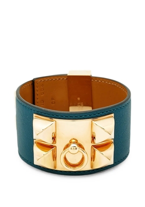 Hermès Pre-Owned Collier De Chien leather bracelet - Gold