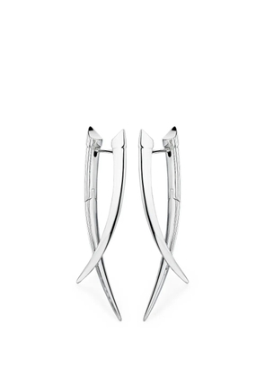 Shaun Leane Sabre Crossover drop earrings - Silver