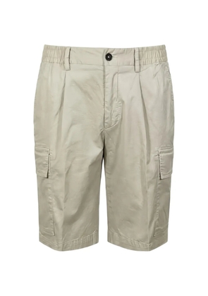 DEVORE pleated cargo shorts - Neutrals