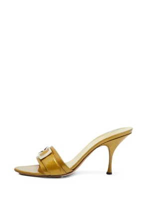 Gucci Pre-Owned buckle-detail sandals - Gold