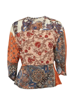 Chloé Pre-Owned floral-paisley print blouse - Neutrals