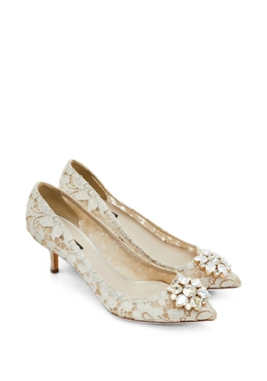 Dolce & Gabbana Pre-Owned Bellucci crystal-embellished pumps - Neutrals