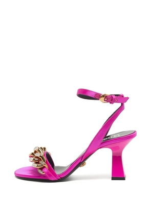 Versace Pre-Owned Medusa chain sandals - Pink