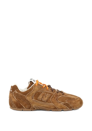New Balance X Miu Miu 530 SL contrasting laces suede sneakers - Brown