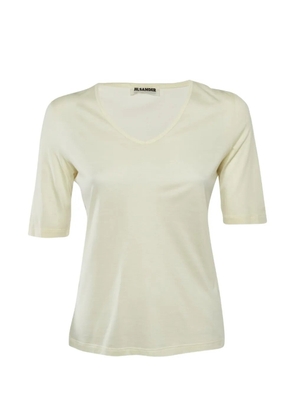Jil Sander Pre-Owned V-neck T-shirt - White