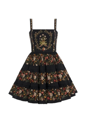 Agua By Agua Bendita Lima Paramo mini dress - Black