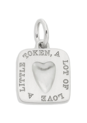 Monica Vinader heart love token pendant - Silver