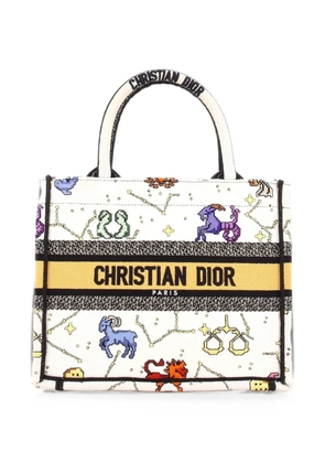 Christian Dior Pre-Owned Book Zodiac Embroidered Canvas Small tote bag - Multicolour