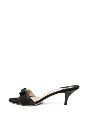 Ferragamo Pre-Owned Vara heeled sandals - Black