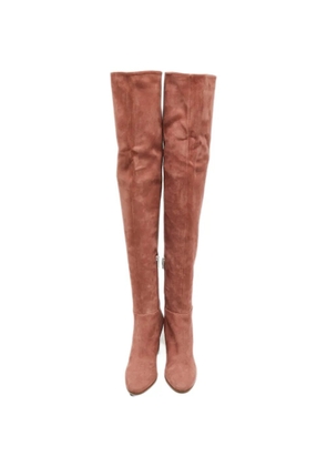 Le Silla over-the-knee suede boots - Pink