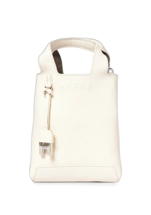 Hogan grained leather mini bag - White