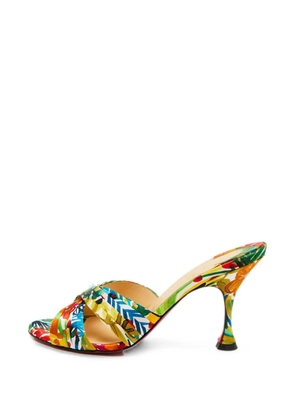 Christian Louboutin Pre-Owned Nicol criss-cross sandals - Blue