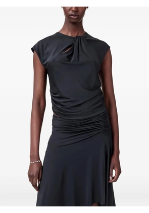 AllSaints Annalie cut-out ruched top - Black