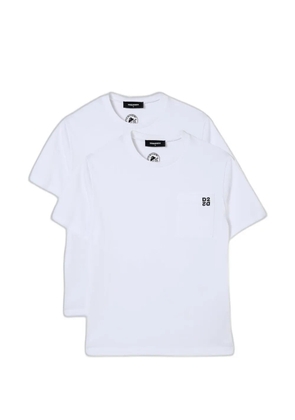 DSQUARED2 logo-print T-shirt - White