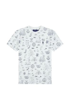 Polo Ralph Lauren nautical-print T-shirt - White