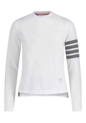 Thom Browne stripe-detail T-shirt - White