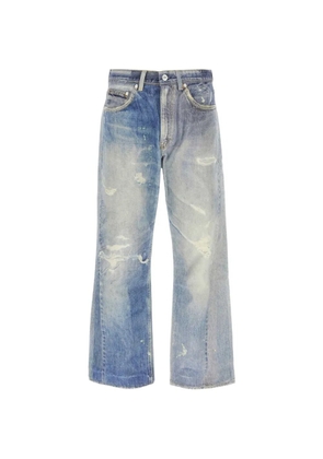 OUR LEGACY distressed straight-leg jeans - Blue