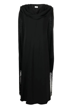 By Malene Birger Cressida draped maxi dress - Black