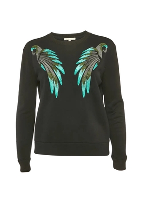 Maje embroidered sweatshirt - Black