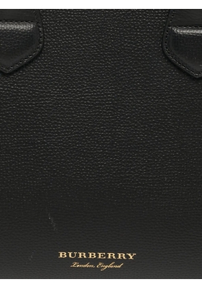 Burberry Pre-Owned small Banner leather tote bag - Black