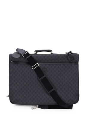 Gucci Pre-Owned Retro Interlocking G Garment Bag GG Coated Canvas travel bag - Black