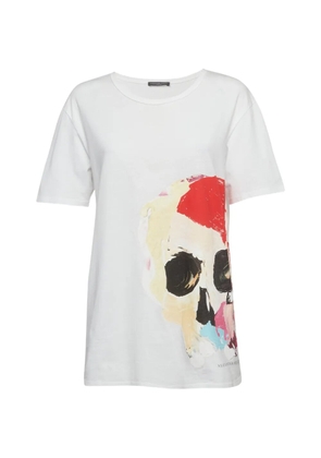 Alexander McQueen Pre-Owned Skull-print crew-neck T-shirt - White