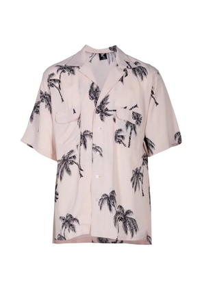 Doppiaa palm tree-print shirt - Pink