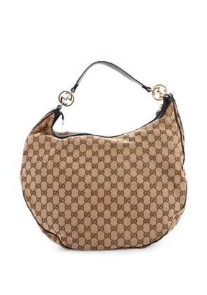 Gucci Pre-Owned Twins GG Canvas Large hobo bag - Brown