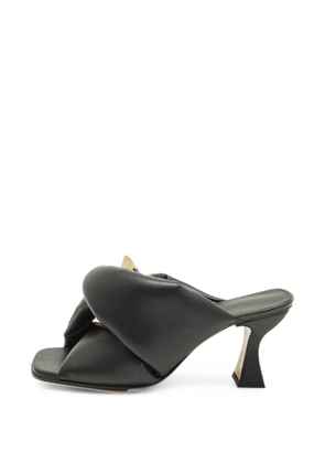 JW Anderson Chain Twist heeled sandals - Black