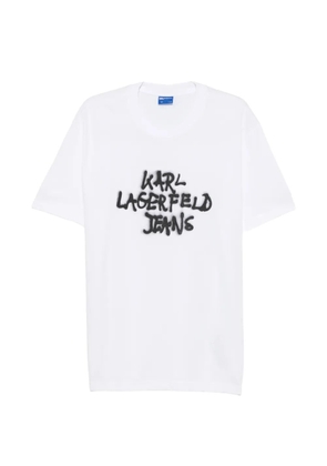Karl Lagerfeld Jeans logo-print T-shirt - White