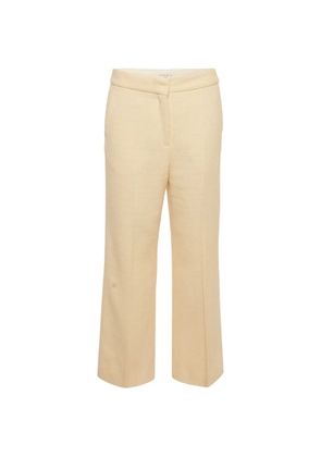 SANDRO tweed straight-leg trousers - Neutrals