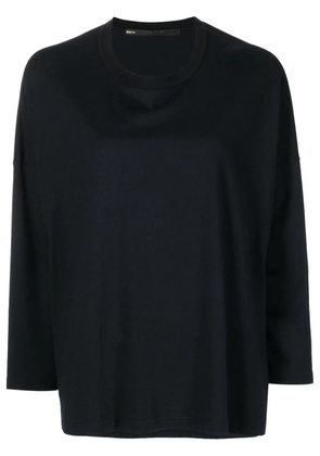 Muller Of Yoshiokubo drop-shoulder cotton sweatshirt - Black