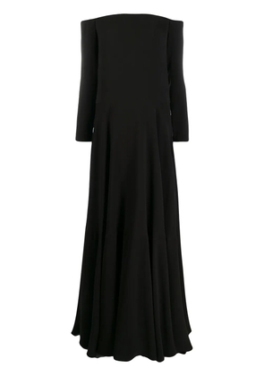 Valentino Garavani off-shoulders long dress - Black