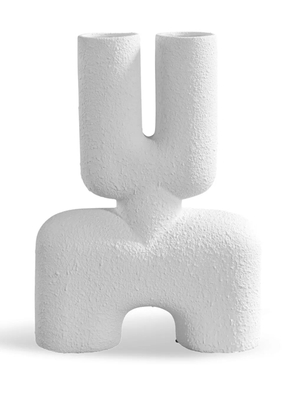 101 Copenhagen medium Cobra Double vase (47cm x 10cm) - White